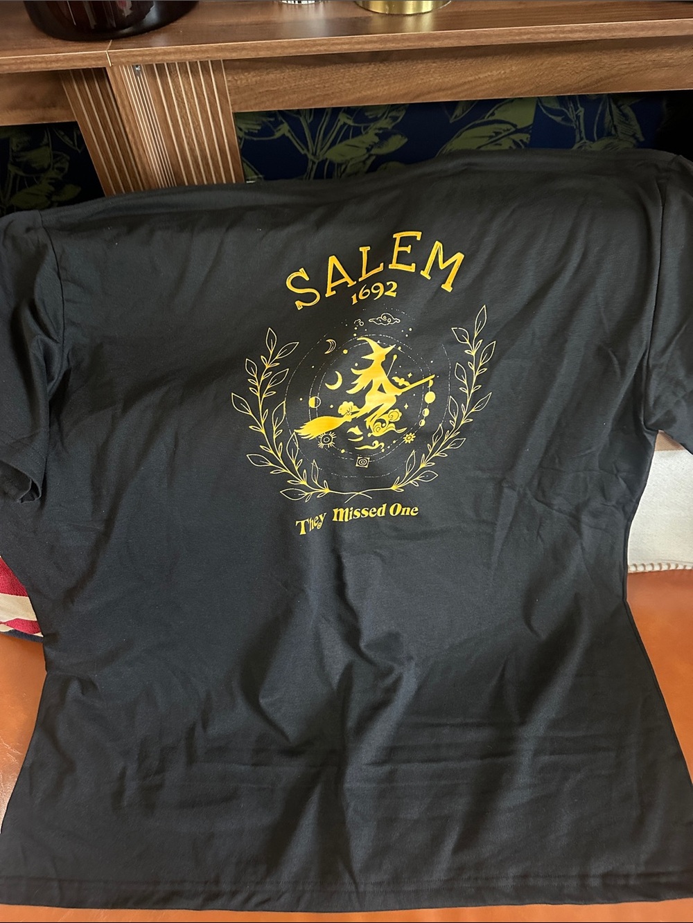 Salem 1692 'They Missed One' Black Graphic women’s  Shirt